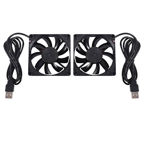 80mm 5v Usb Blæser 80mm 8cm 8015 Børsteløs Dc Køleblæser Pc Computer Router Kabinet Blæser Køler 2stk
