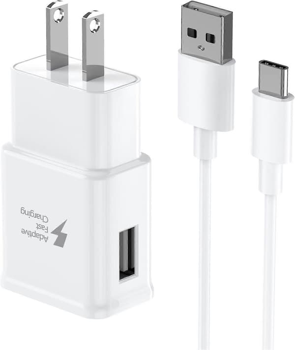 Samsung Laddare Snabbladdning USB Typ C Kabel 1.8m för Android Samsung Galaxy S6/S7/S8