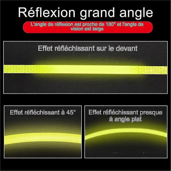 Självhäftande Reflextejp 5 Rullar Självhäftande Reflextejp