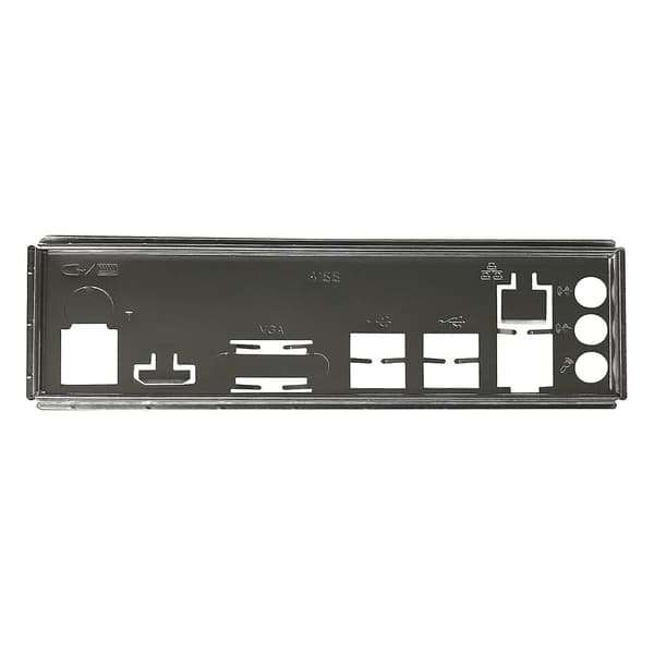 2x I/o Shield Bakplåt För B250c B75 12usb B75 8usb Mining Moderkort Io Baffel Chassi Fäste