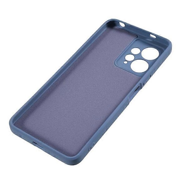 Kompatibelt för Xiaomi Redmi Note 12 4G Gummibelagt TPU-telefonfodral Fiberfoder Anti-fall Telefonskal Grey