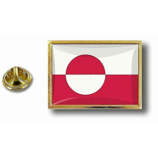 \"Pins Pin Badge Pin's Metal Avec Pince Papillon Drapeau Groenland\"-Yvan