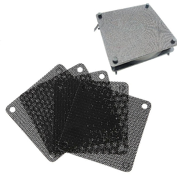 PC Fläkt Dammnät Chassi Kylare Filter Dammtät PVC Skydd Hög Densitet 5st