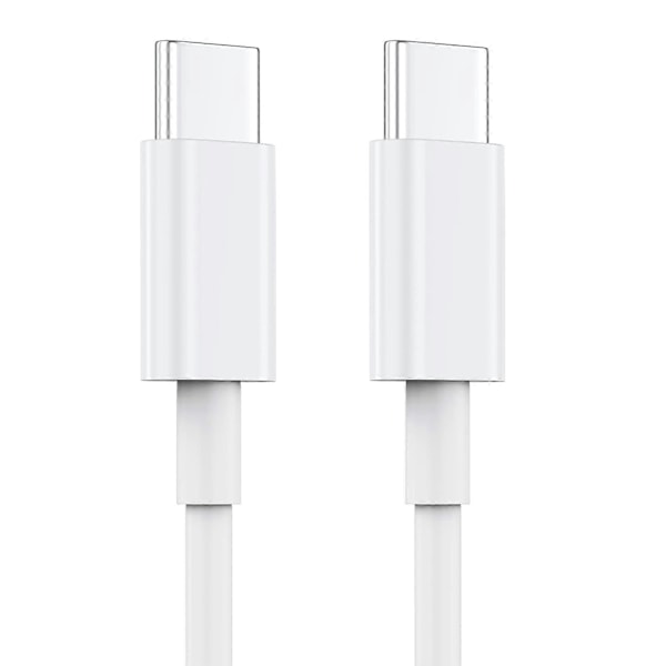 1M USB-C opladerkabel til iPhone/Samsung (USB-C til USB-C)