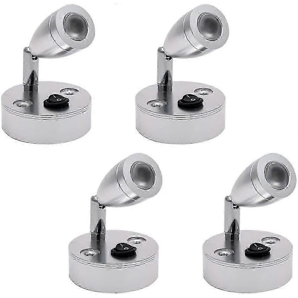 Indvendig Belysning Spot Lampe Auto LED Lys 2 stk - RV Læselampe 3000K 180 Graders Rotation til Camper Van Båd Campingvogn Køretøj Autocamper