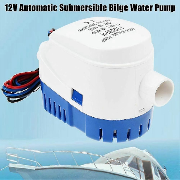 12v 1100gph Båt Automatisk Lensevannpumpe Rv Auto Senkbar Pumpe