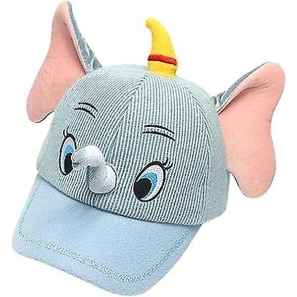 Baby Indendørs Hovedbeklædning Hatte Kasket Baseball Skygge Baby Bomuld Solhat Blød Sol Beret Dreng Elefant Piger Børnehat