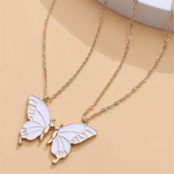 Best Friends Butterfly Matching Kaulakoru Naisten Ystävyys Bi Gold