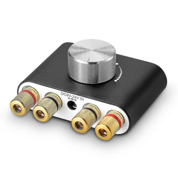 Bluetooth 5.0 stereo lydforsterkermottaker, 2-kanals klasse D mini hi-fi forsterker