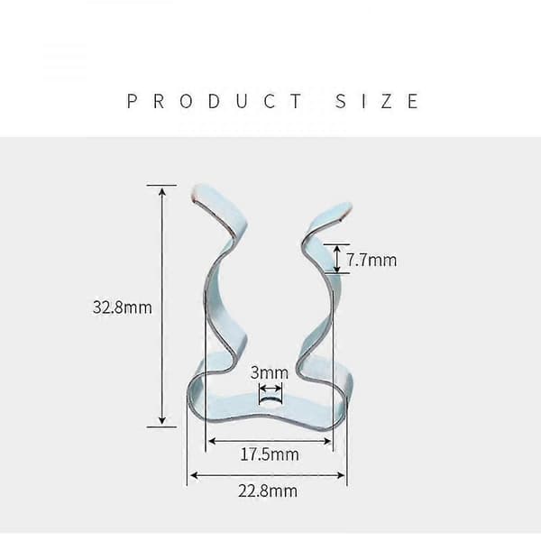48 X Assorterede Værktøjsfjeder Terry Clips Kraftig Opbevaring GVU