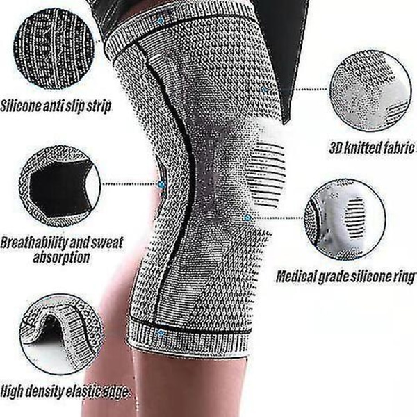 Ultra Knee Elite Knee Compression Medical Knee Brace Knee Compression Sleeve M 2PCS