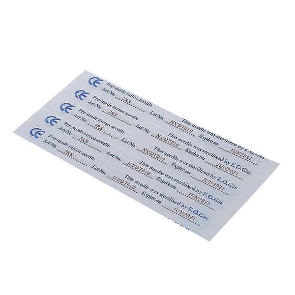 50x tatoveringsnål 3rl rund liner rustfrit stål
