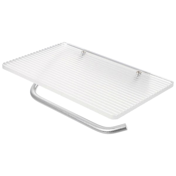 Toalettpappershållare Kommersiell Badrumshållare Med Hylla Husägare 16X10X5.2CM Enkel Volymbyte 1st