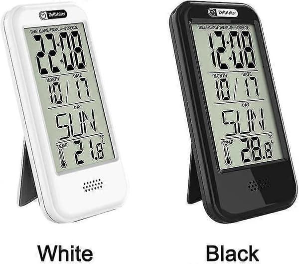 Kalender Dag Klocka, Digital Kalender Alarm Dag Klocka Display LED Atomisk Skrivbordsklocka Heminredning
