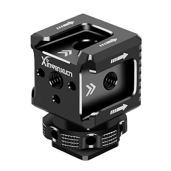 Trippel Kallskofäste Adapter Monitor Blixtskoförlängning Fäste för Lampa