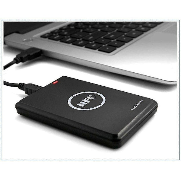 RFID NFC-kopierare Dupliceringsnyckelbricka Smartkortläsare/skrivare 13,56 MHz Krypterad Programmerare US-haoyi