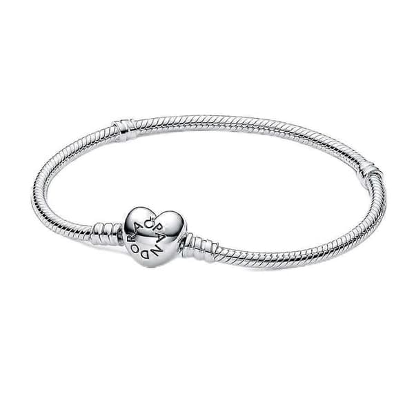 Hjerte Lås Slangekæde Armbånd Charm Armbånd til Kvinder Gave til Hende