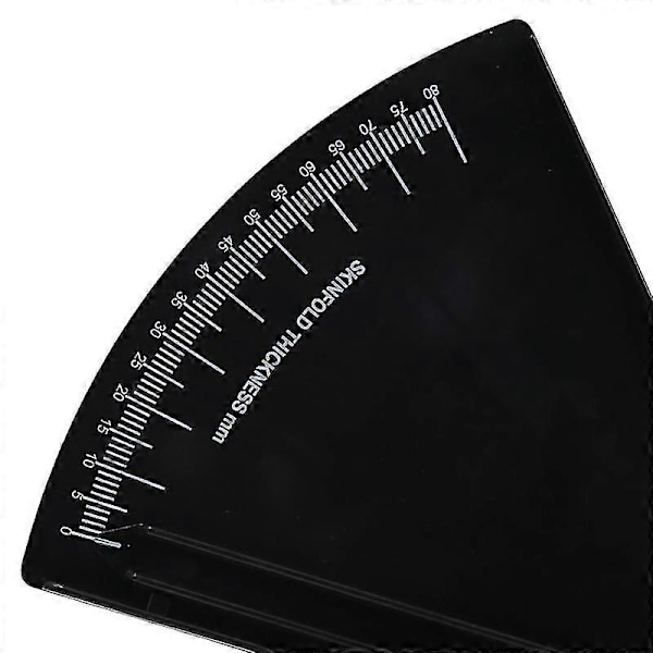 Hudfoldkaliper for måling av kroppsfett, 0-80mm Fettmåling Test Slim Guide Hudfoldkaliper-Excellence