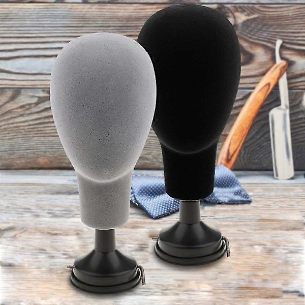 Base Plade Styrofoam Mannequin Hoved Model Parykker Huer Briller Display Stand Holder