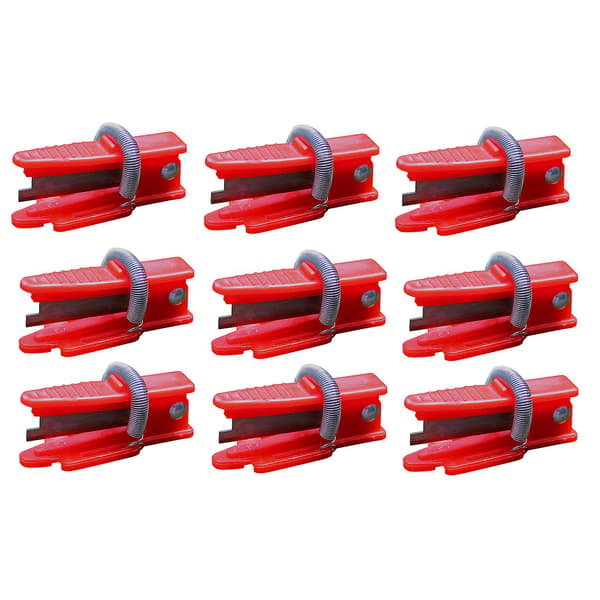 Frugtplukker Grøntsagsplante Tommelfingerklipper til Have red 9pcs