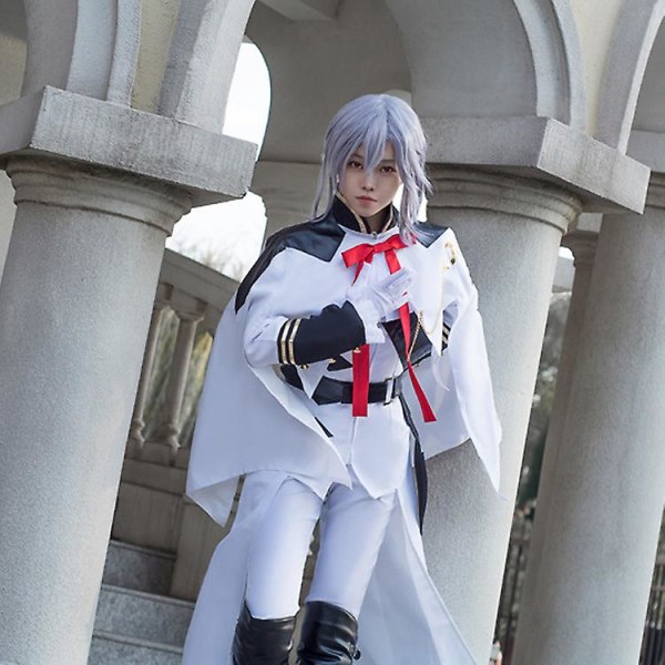 Anime Seraph Of The End Ferid Bathory Cosplay set White M