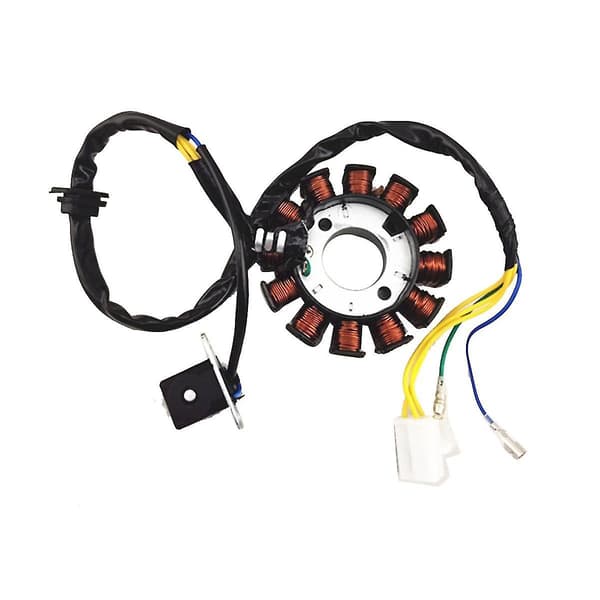 Spole 12-polig Stator DC-spole Tändningsstator För Gy6 125cc 150cc