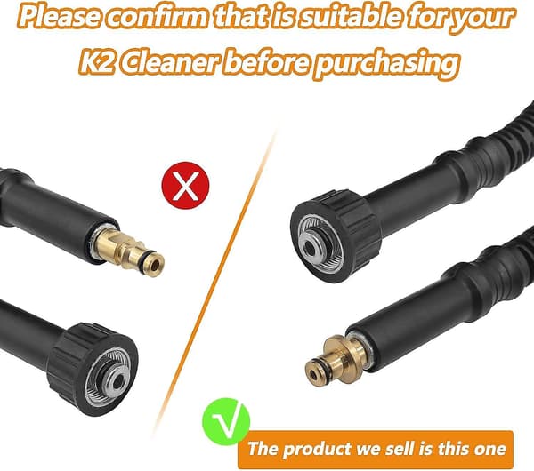 6m Högtryckstvättslang, M22 (14mm) Anslutning för Kärcher K2 (gammal modell)