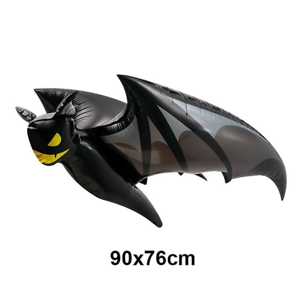 Jättiläinen puhallettava lepakko 90 cm Halloween-lepakko Ilmapallo Lasten Lelut Halloween Kodinsisustus Rekvisiitta Lasten Halloween Sisustus suosii Leluja 1Pcs balloon1