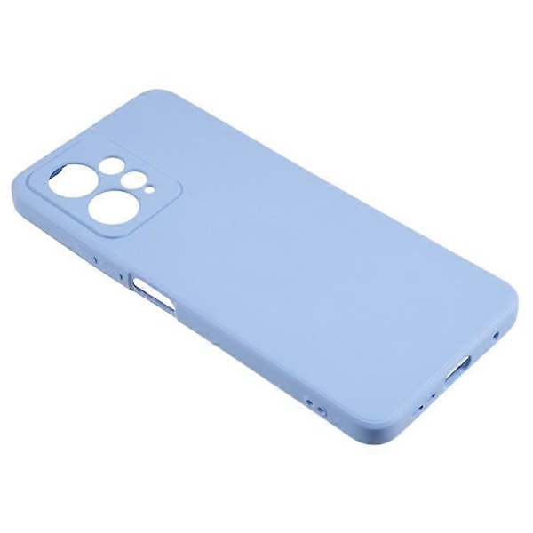 Kompatibel med Xiaomi Redmi Note 12 4G Gummibelagt TPU Telefon Cover Fiberforing Anti-drop Telefonbeskyttelse LightPurple