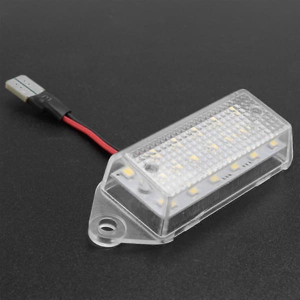 2 stk. fejlfri LED nummerpladepærer 18Smd hvide LED nummerpladelygter til X 2003-2017