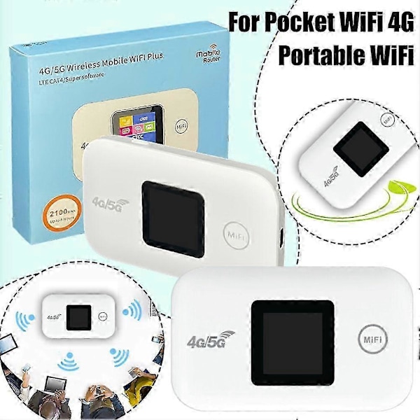 4G/5G LTE Kannettava WiFi Langaton Reititin Type-C Virransyötöllä Euraasian ja Aasian Versio d