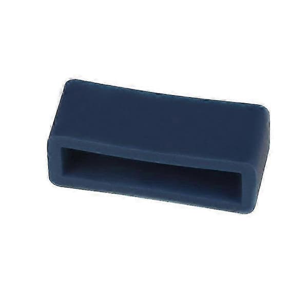 5-pack Klocktillbehör Ring Silikon Ersättningsring Remhållare 18mm, Mörkblå