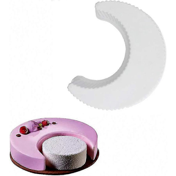 3D Måneformet Silikonkageform, Halvmåne Moonlight Sonata Mousse Kageform Brød Pizza Bageform Køkken Bageudstyr
