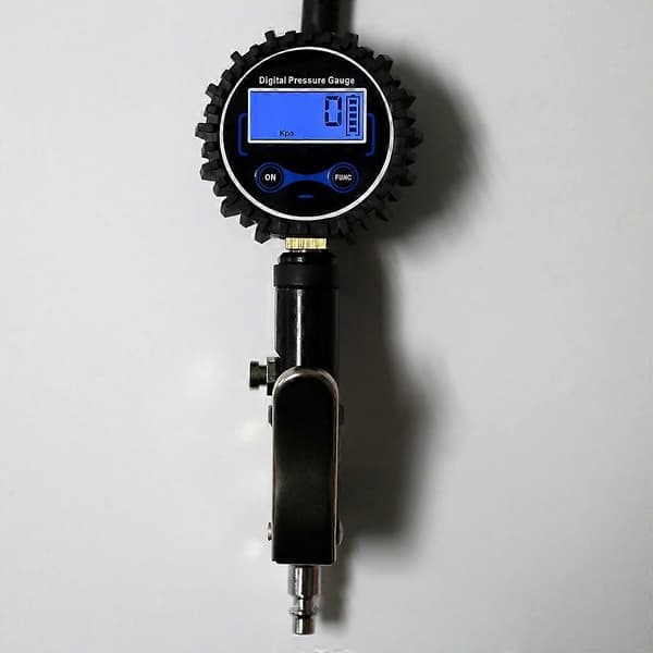 LCD Digital Lastbil Dækpumpe Dæktryksmåler Kompressor Tester 200PSI