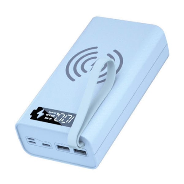 Irrotettava 12-paikkainen Power Bank -pidike kotelolle DIY-käyttöön kuorelle 18650 Dual Usb -akku