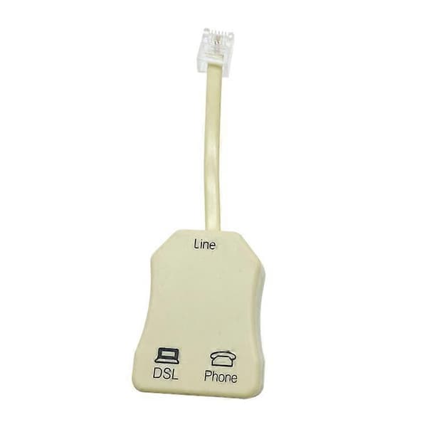 Bærbar Adsl Modem Telefon Fax Inline Splitter Filter Netværk 1 stk