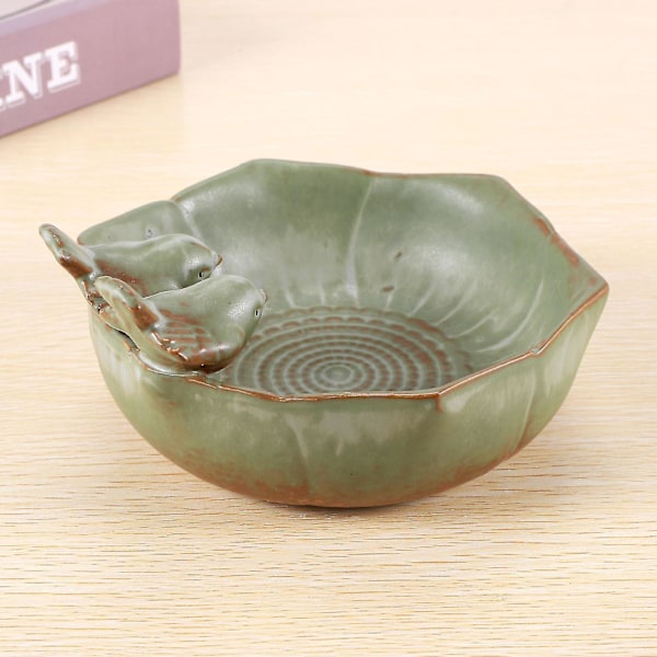 Keramiske Badekar Havedekoration Keramisk Akvarium Retro Finish Fugl
