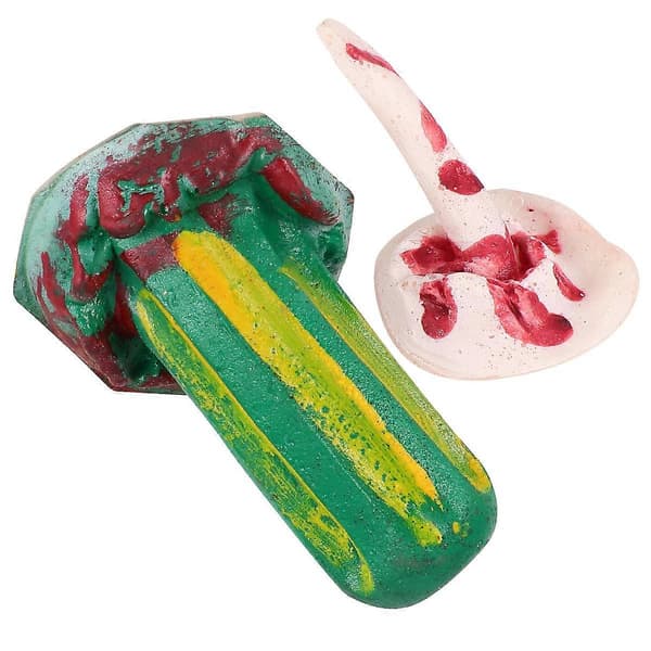 Sårpropp Läskig Sårpropp för Scenföreställning Halloweenfest Gummimaterial 1-pack
