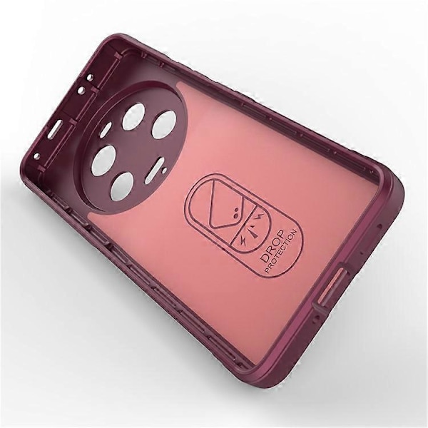 Yhteensopiva Xiaomi 13 Ultra pehmeä TPU-puhelinkotelo pudotussuojattu suojakuori WineRed