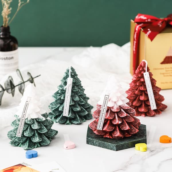 Juletre Pinecone Duft Aromaterapi Lys For Reise Hjem Bryllup