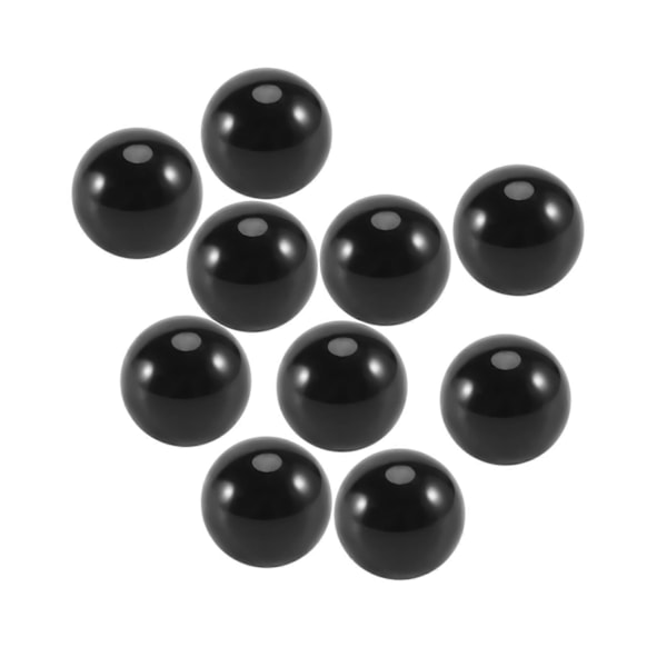 10 st Marmor 16mm Glaskulor Knicker Glaskulor Dekoration Färgade Nuggets Leksak Svart