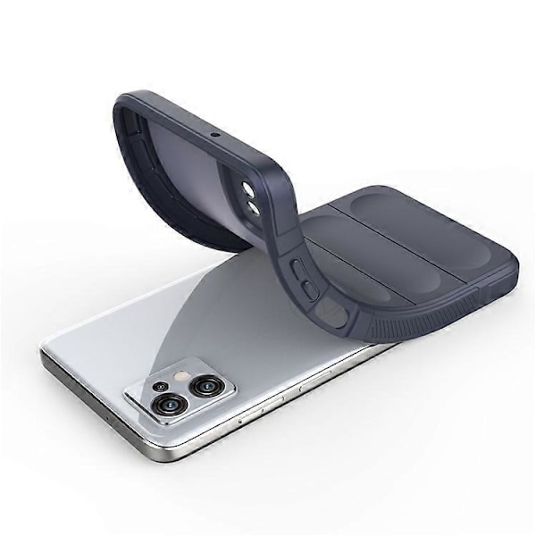 Kompatibelt för Motorola Moto G32 4G Robust Baksida Flexibelt TPU Anti-repskydd DarkBlue