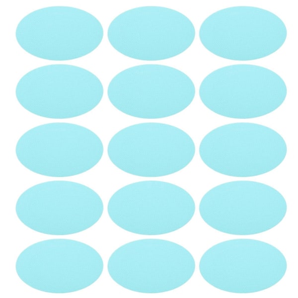 Halkskyddande Badkarsdekaler Badrum Halkskyddsdekal Golvdekaler Himmelsblå 10X9cm 40st