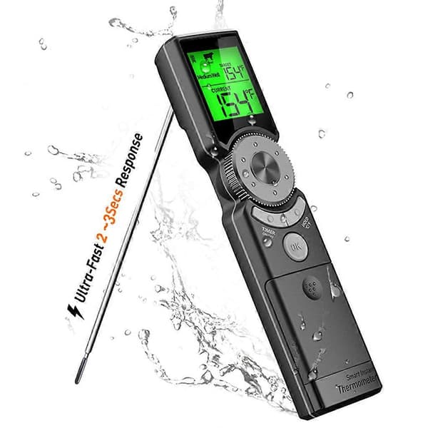 Digitalt mattermometer med umiddelbar avlesning for matlaging, grilling, baking IP65