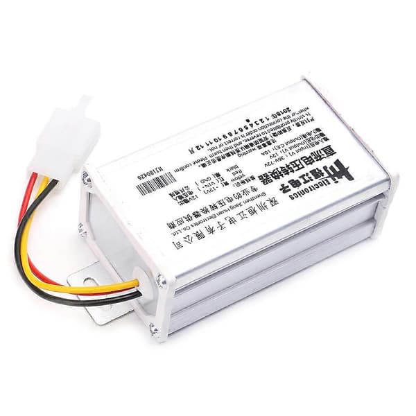 Høyeffektiv nedtrappingsmodul for bil, 36V 48V 60V 72V til DC 12V 10A