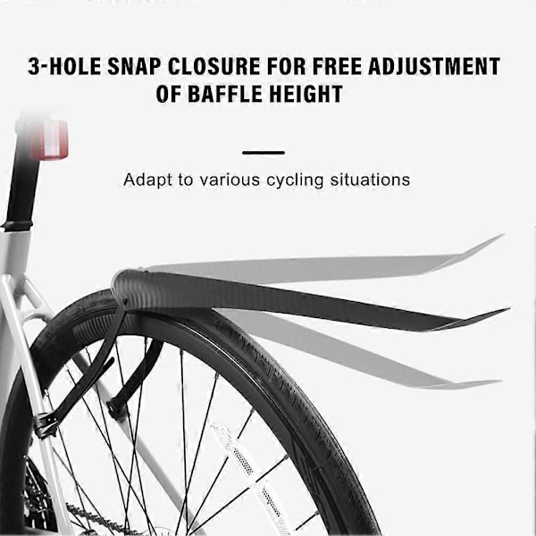 Cykelstänkskärm Justerbar Stänkskydd MTB Bakskärm