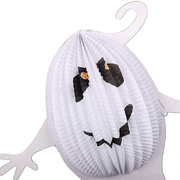 Halloween Aavepaperilyhdyt 3D Taitettavat Hunajakennolyhtykoristeet bd