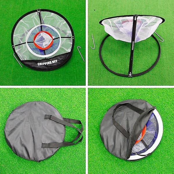 Golf Chipping Net Foldbar Pitching Øvelsesnet Golf Træningshjælpemiddel