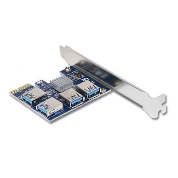 PCI-E 1x - 4x -sovitinkortin jatkokortti 16X -paikat USB 3.0 -sovitinkortti