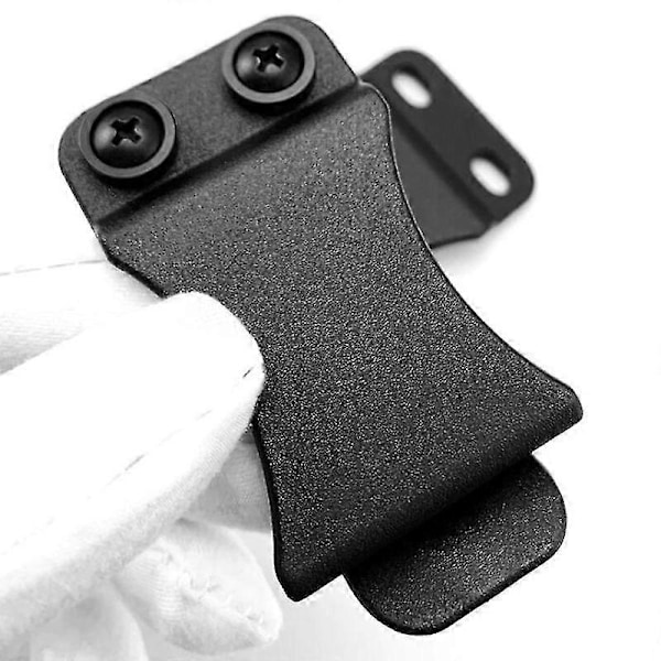 10 stk./lot Hurtigklips for 1,5 tommers belter for Kydex belteklips med skrue Passer til bruksområder Verktøy-haoyi
